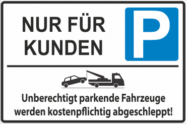 Parkplatzkennzeichnung Aufkleber